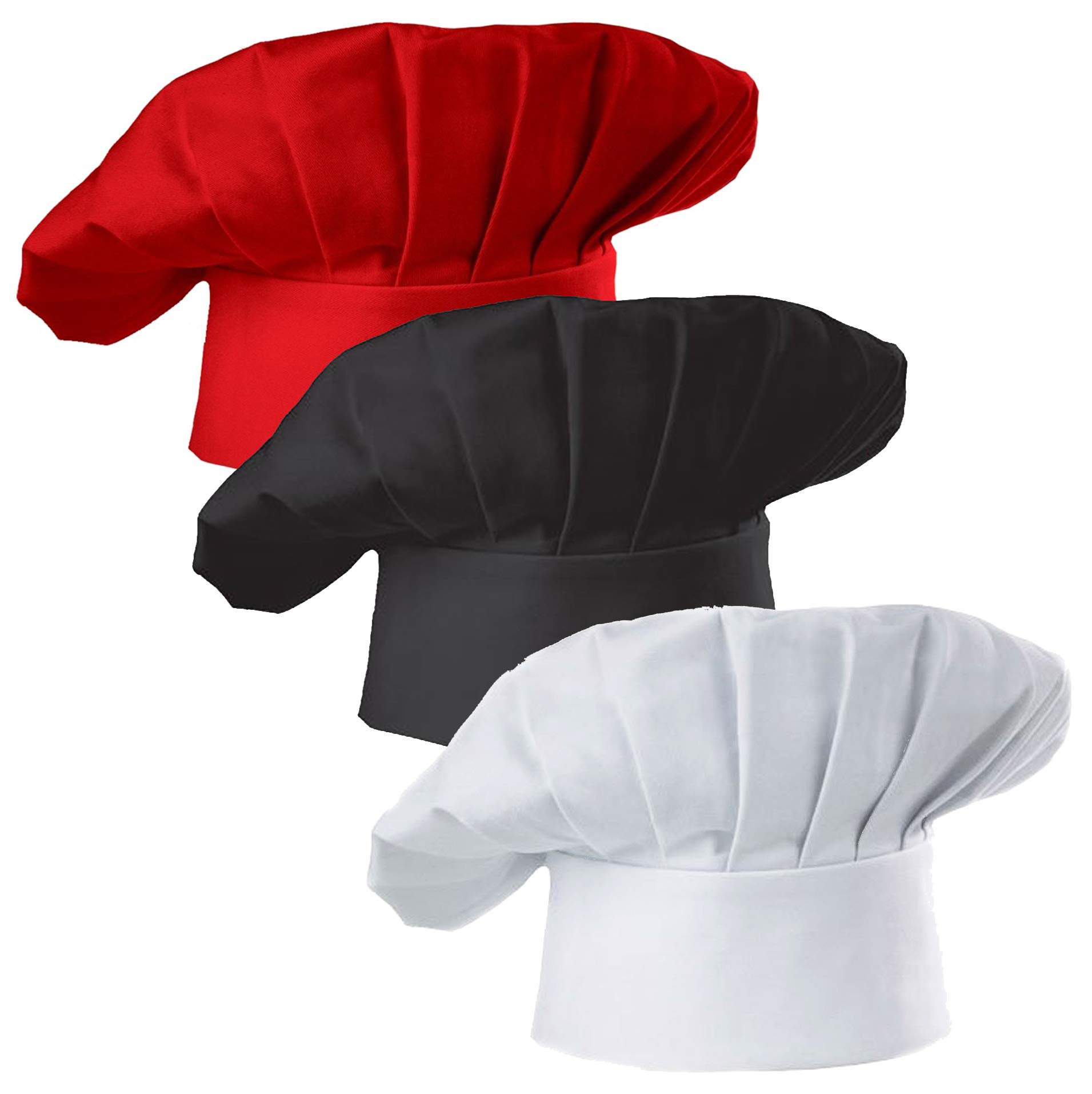 Women Kitchen Accessories - Conjunto de 3 Chapéus de Chef