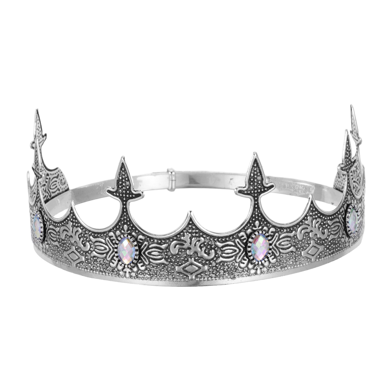 Queen Accessories - Tiara de Festa Ajustável com Strass