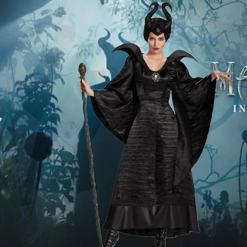 Women'S Vampire Accessories - Malévola bruxa traje escuro bruxa rainha