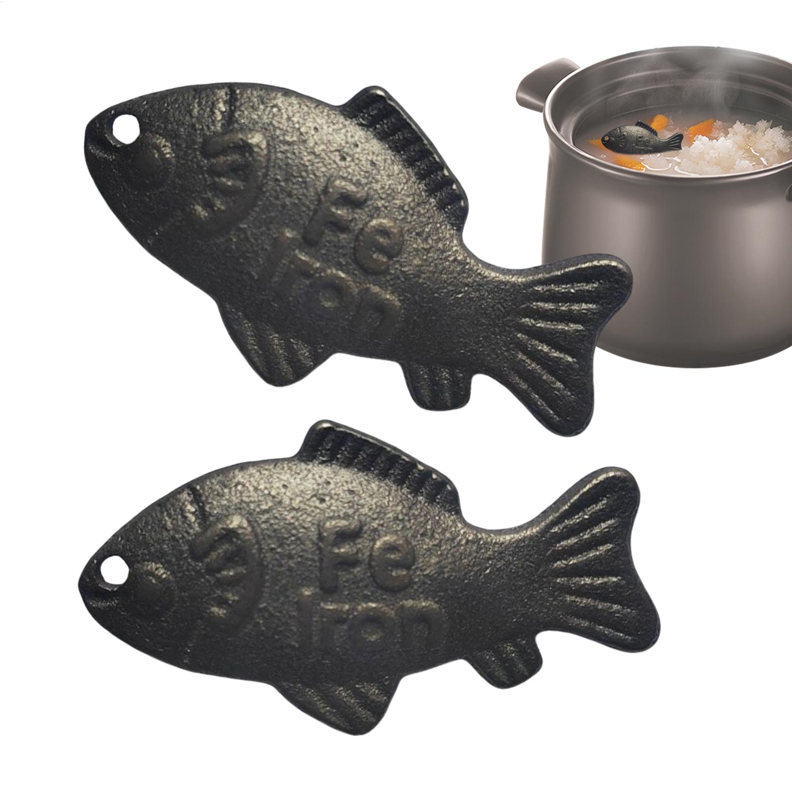 Women Kitchen Accessories - 2 Peças de Peixe de Ferro: