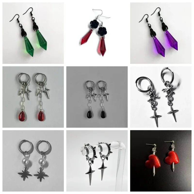 Brincos góticos de vampiro esc - Women'S Vampire Accessories avaliação e preço