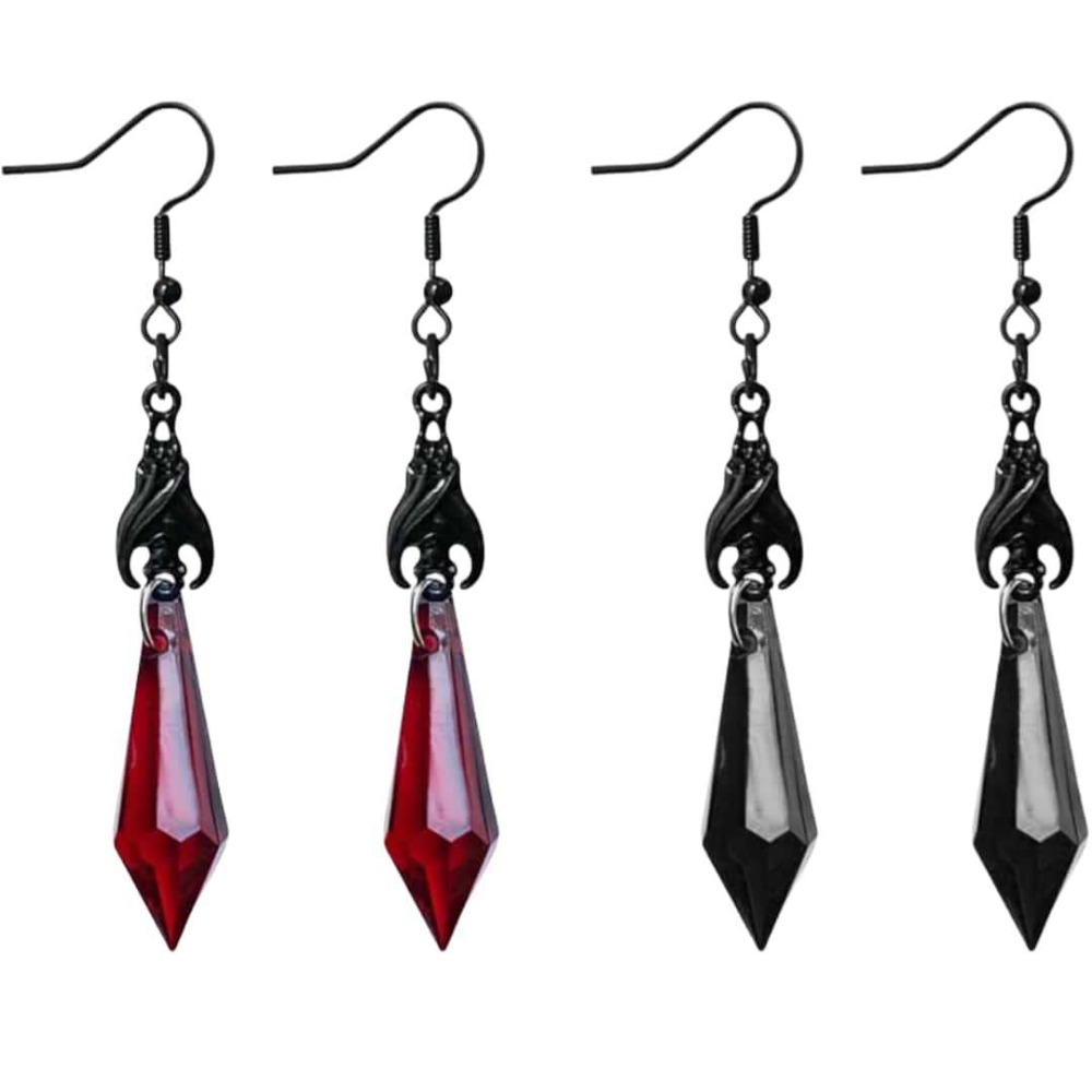 Brincos Pendentes de Cristal V - Women'S Vampire Accessories avaliação e preço
