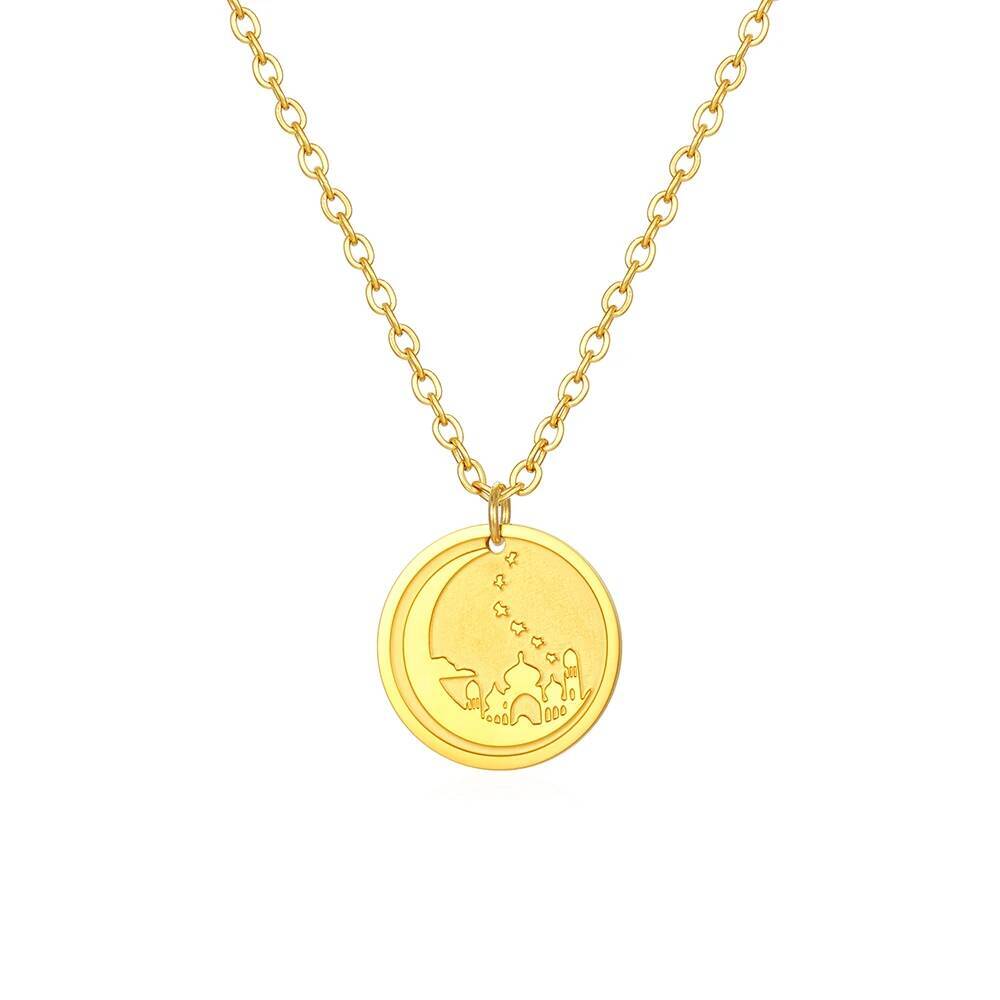 Jerusalém palácio lua moeda di - Coin Necklace Delicate avaliação e preço