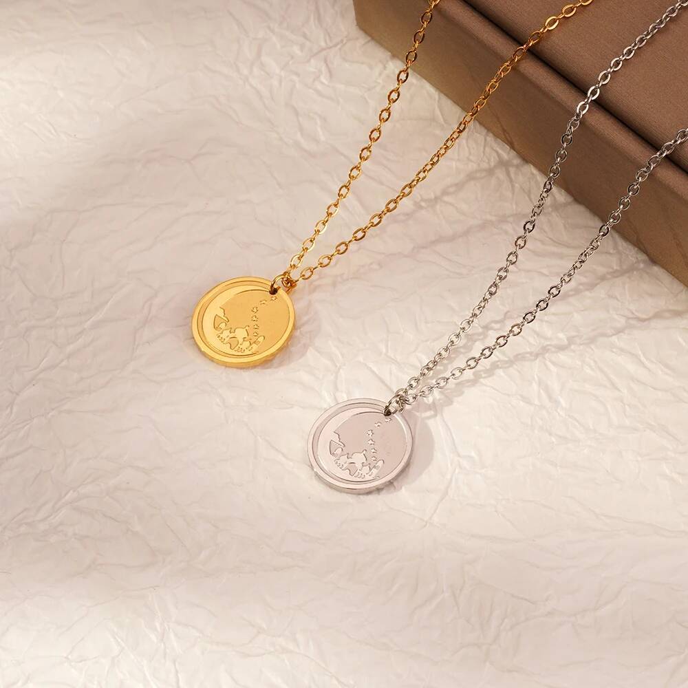 Jerusalém palácio lua moeda di - Coin Necklace Delicate avaliação e preço