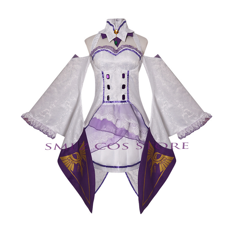Fantasia de Cosplay Emilia do  - Women'S Anime Accessories avaliação e preço