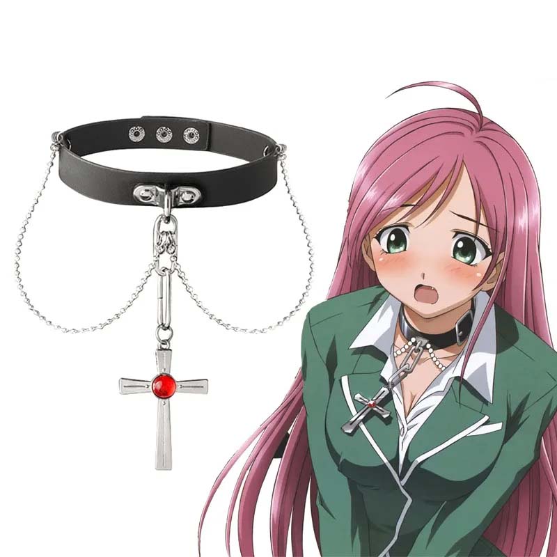 Anime rosario e vampiro colar  - Women'S Vampire Accessories avaliação e preço