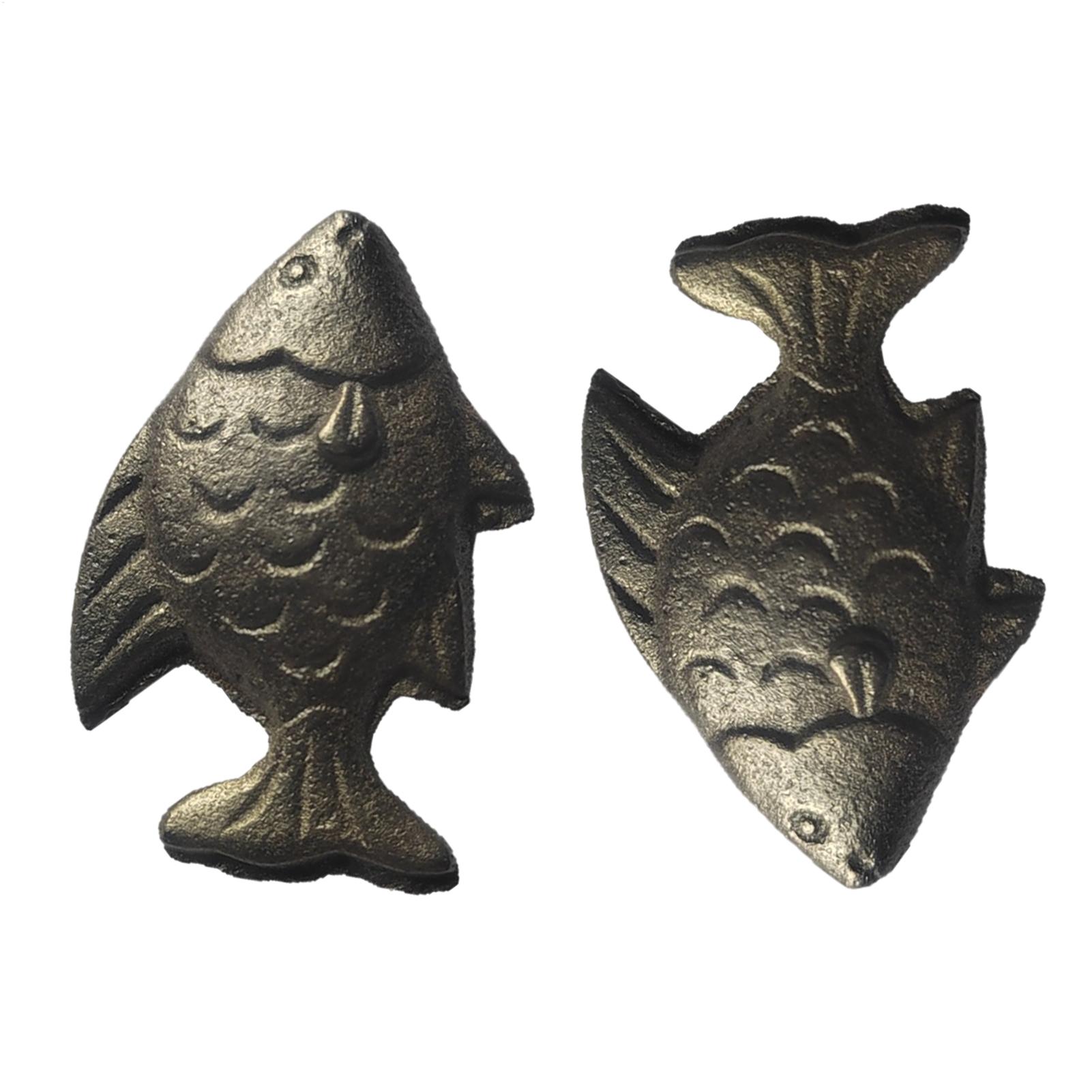 2 peças de peixe de ferro, fon - Women Kitchen Accessories avaliação e preço