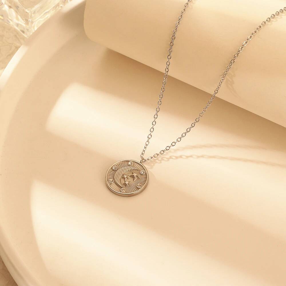 Mulheres de aço inoxidável del - Coin Necklace Delicate avaliação e preço