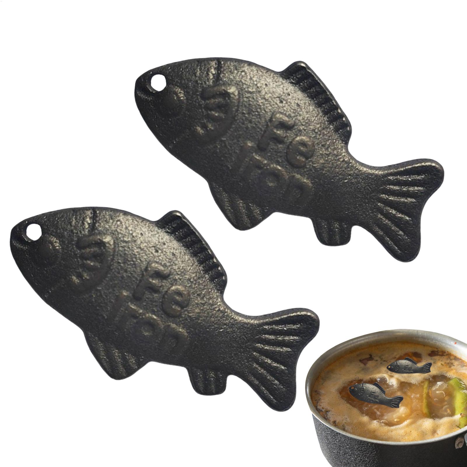 2 pçs peixe de ferro uma fonte - Women Kitchen Accessories avaliação e preço