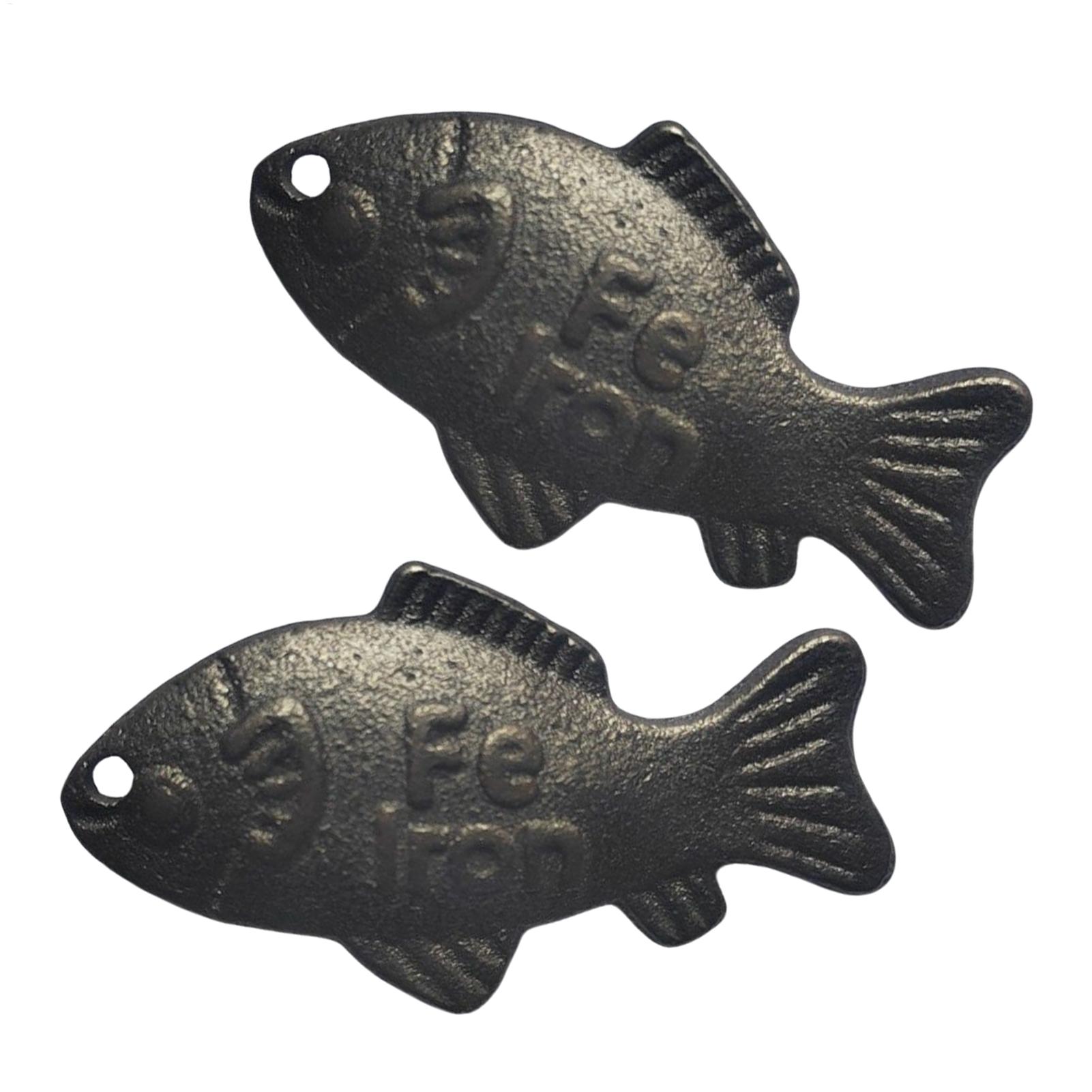 2 pçs peixe de ferro uma fonte - Women Kitchen Accessories avaliação e preço