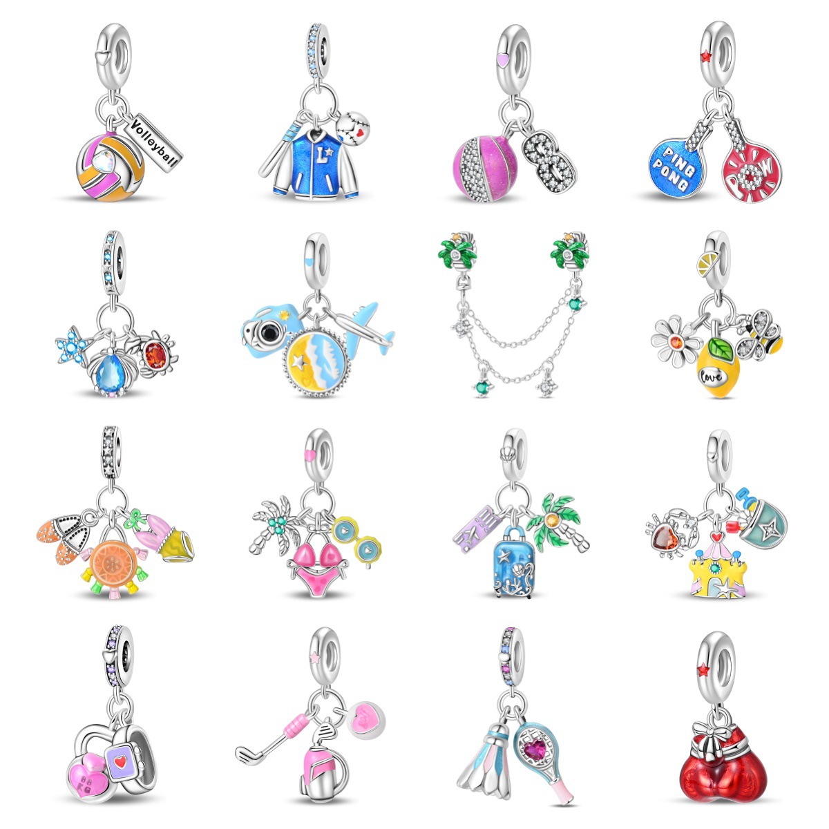 Pingentes Originais Banhados a - Women'S Volleyball Accessories avaliação e preço