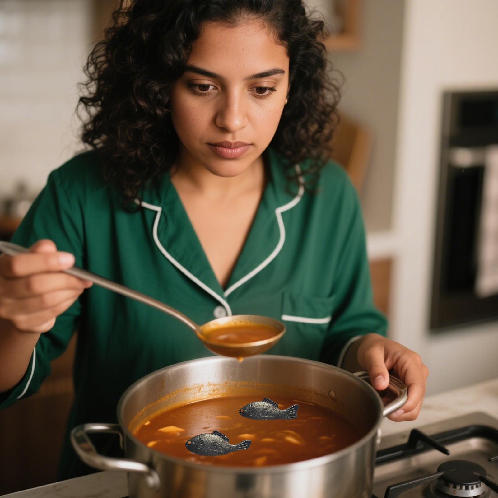 2 Peças de Peixe de Ferro: Fon - Women Kitchen Accessories avaliação e preço